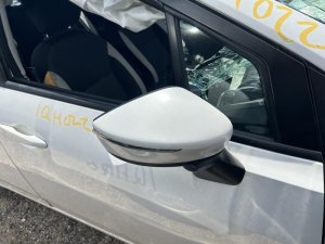 OEM White Power Door/Side View Mirror for 2020-2021 Nissan VERSA, Versa - Right (Passenger) (OEM)