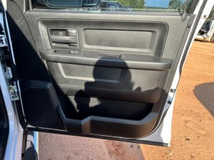 2013-2018 Ram 1500 Gray Door Interior Trim Panel - Front, Right (Passenger) (Used OEM)