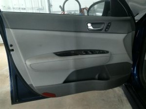 2016-2018 Kia Optima Gray Door Interior Trim Panel with Power Windows and Locks - Front, Left (Driver) (Used OEM)