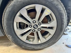 2013-2016 Hyundai Santa Fe Sport 17x7 10-Spoke Charcoal Painted Alloy Wheel (Used OEM)