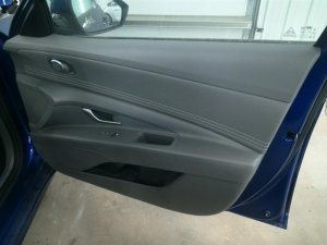 2021-2023 Hyundai Elantra Gray Door Interior Trim Panel with Bose Audio - Front, Right (Passenger) (Used OEM)