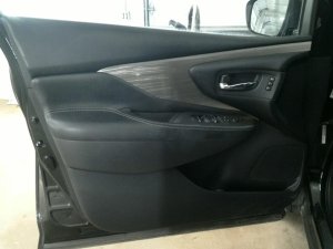 2015-2024 Nissan Murano Black Door Interior Trim Panel - Front, Left (Driver) (Used OEM)