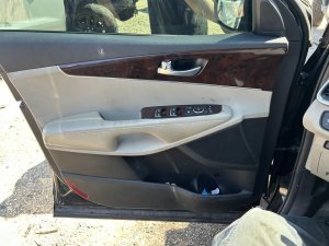 2016-2018 Kia Sorento Beige Door Interior Trim Panel with Power Windows and Locks - Front, Left (Driver) (Used OEM)