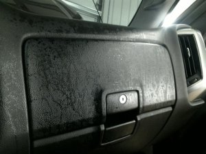 2015-2019 GMC Sierra 2500 HD Black Lower Glove Box (Used OEM)