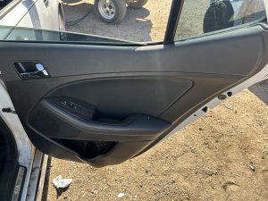 2013-2015 Kia Optima Black Door Interior Trim Panel - Rear, Left (Driver) (Used OEM)