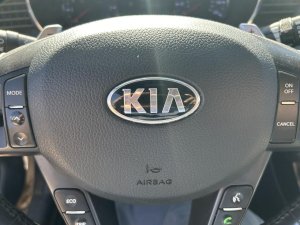2011-2013 Kia Optima Black Steering Wheel Air Bag - Left (Driver) (Used OEM)