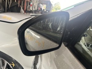 2013-2016 Nissan Pathfinder Gray Power Door/Side View Mirror - Left (Driver) (Used OEM)