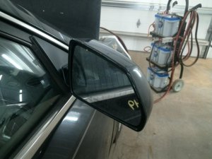 2008-2014 Cadillac CTS Black Power Door/Side View Mirror - Right (Passenger) (Used OEM)