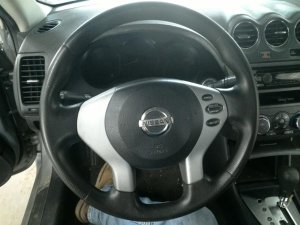 2008 Nissan Altima Black Tilt Steering Column with Cruise Control (Used OEM)
