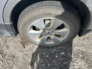 2010-2012 Subaru Legacy Silver Silver Painted Alloy Wheel (Used OEM)