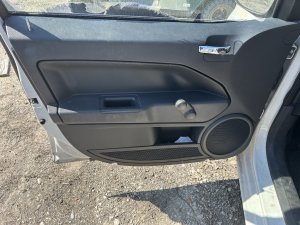 2007-2012 Dodge Caliber Black Manual Window Door Interior Trim Panel - Front, Left (Driver) (Used OEM)