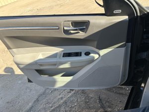 2008-2010 Chrysler 300 Gray Door Interior Trim Panel - Front, Left (Driver) (Used OEM)