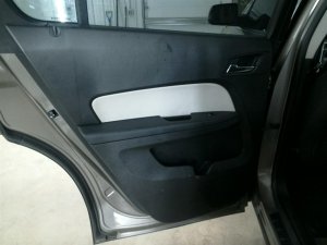 2010-2017 GMC Terrain Black Door Interior Trim Panel - Rear, Left (Driver) (Used OEM)