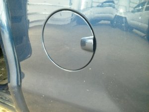 2015-2019 GMC Sierra 2500 HD Green Fuel Filler Door (Used OEM)