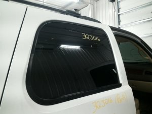 2007-2014 GMC Yukon Door Window Glass - Rear, Right (Passenger) (Used OEM)
