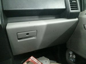 2015-2020 Ford F-150 Gray Lower Glove Box Assembly (Used OEM)
