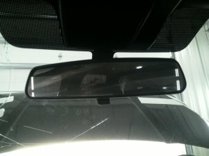 2001-2025 FORD EXPLORER White Manual Day-Night Interior Rear View Mirror (Used OEM)