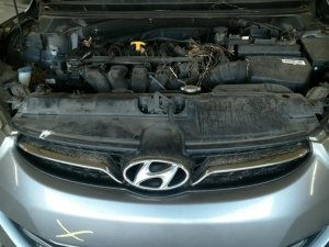 2011-2013 Hyundai Elantra Chrome Upper Grille with Chrome Applique (Used OEM)