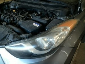 2013 Hyundai Elantra Coupe Headlight Assembly - Left (Driver) (Used OEM)