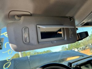 2015-2019 GMC Sierra 2500 HD Black Sun Visor with Illuminated Vanity Mirror - Left (Driver) (Used OEM)