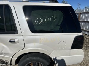 2007-2017 Lincoln Navigator White Fuel Filler Door (Used OEM)