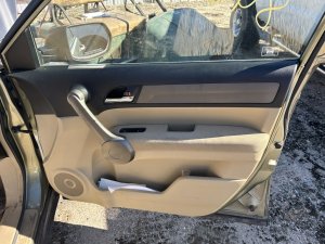2007-2011 Honda CR-V Tan Door Interior Trim Panel - Front, Right (Passenger) (Used OEM)