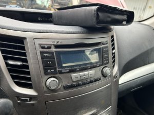 2013-2014 Subaru Legacy Black Tilt Steering Column with Cruise and Radio Controls (Used OEM)