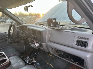 2000-2005 Ford Excursion Gray Dashboard Air Bag with Cover - Right (Passenger) (Used OEM)