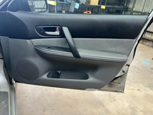 2006-2008 Mazda 6 Gray Door Interior Trim Panel - Front, Right (Passenger) (Used OEM)