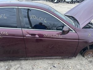2008-2012 Honda Accord Maroon Exterior Door Handle - Right (Passenger) (Used OEM)