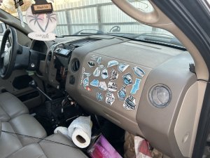2006-2008 Lincoln Mark LT Tan Dashboard Air Bag - Right (Passenger) (Used OEM)