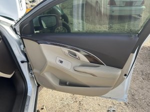 2014-2016 Buick LaCrosse Black Door Interior Trim Panel - Front, Right (Passenger) (Used OEM)