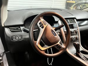 2011-2014 Ford Edge Beige Steering Wheel Air Bag - Left (Driver) (Used OEM)