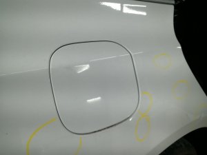 2016-2025 Chevrolet Malibu Silver Fuel Filler Door (Used OEM)