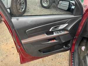 2010-2017 GMC Terrain Brown Door Interior Trim Panel with Power Windows and Locks - Front, Left (Driver) (Used OEM)