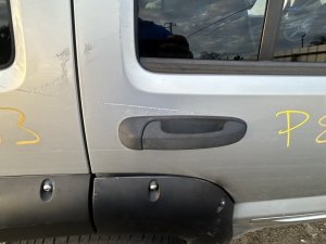2002-2007 Jeep Liberty Black Rear Exterior Door Handle - Right (Passenger) (Used OEM)