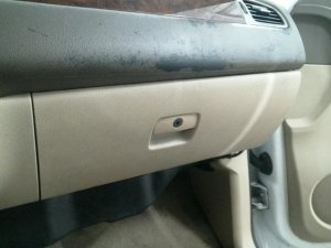 2007-2014 GMC Sierra 2500 HD Tan Glove Box (Used OEM)