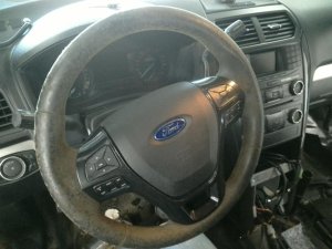 2016-2019 Ford Police Interceptor Utility Black Tilt and Telescoping Steering Column with Cruise and Radio Controls (Used OEM)