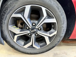 2019-2021 Kia Forte 16x6.5 5-Y-Spoke Machined Charcoal Alloy Wheel (Used OEM)