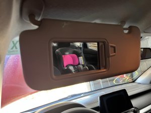 2019-2021 Kia Forte Black Sun Visor without Illumination - Left (Driver) (Used OEM)