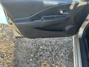 2002-2004 Nissan Altima Black Door Interior Trim Panel - Front, Left (Driver) (Used OEM)