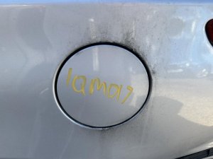 2012-2017 Hyundai Accent Gray Fuel Filler Door (Used OEM)