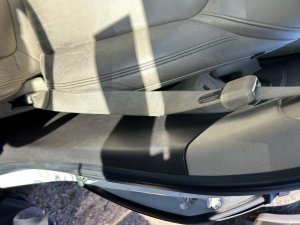 2011-2017 Buick Regal Tan Seat Belt Assembly with Cinching Latchplate - Front, Left (Driver) (Used OEM)