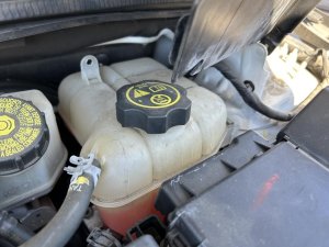 2016 Chevrolet Malibu Limited Tan Engine Coolant Reservoir Assembly (Used OEM)