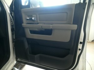 2011-2018 Ram 1500 Black Power Window and Lock Door Interior Trim Panel - Front, Right (Passenger) (Used OEM)