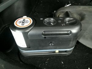2014-2023 Jeep Cherokee Tire Inflator and Sealant Kit (Used OEM)