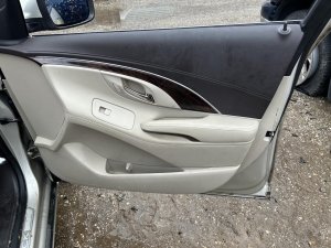 2014-2016 Buick LaCrosse Leather Door Interior Trim Panel - Front, Right (Passenger) (Used OEM)