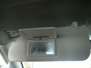 2008 Dodge Magnum Tan Sun Visor with Illuminated Vanity Mirror - Left (Driver) (Used OEM)