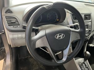 2015-2017 Hyundai Accent Gray Roof Curtain Air Bag - Left (Driver) (Used OEM)