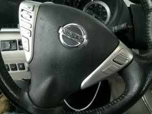 2013-2019 Nissan Sentra Tan Steering Wheel Air Bag - Left (Driver) (Used OEM)